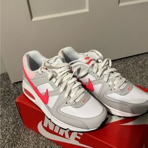 Nike Air Max Command shoes white/hyper punch size 8 New in box